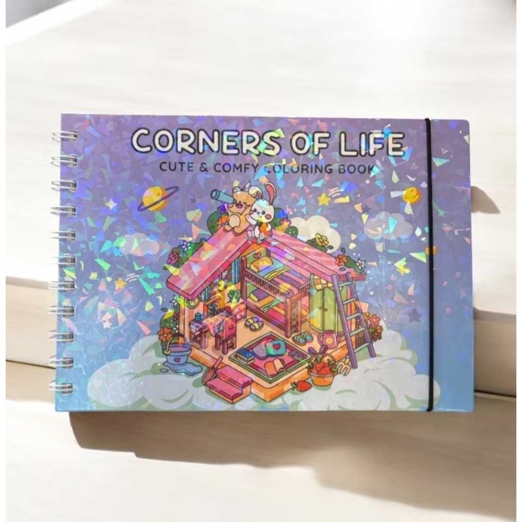 livro de colorir corners of life. | Shopee Brasil