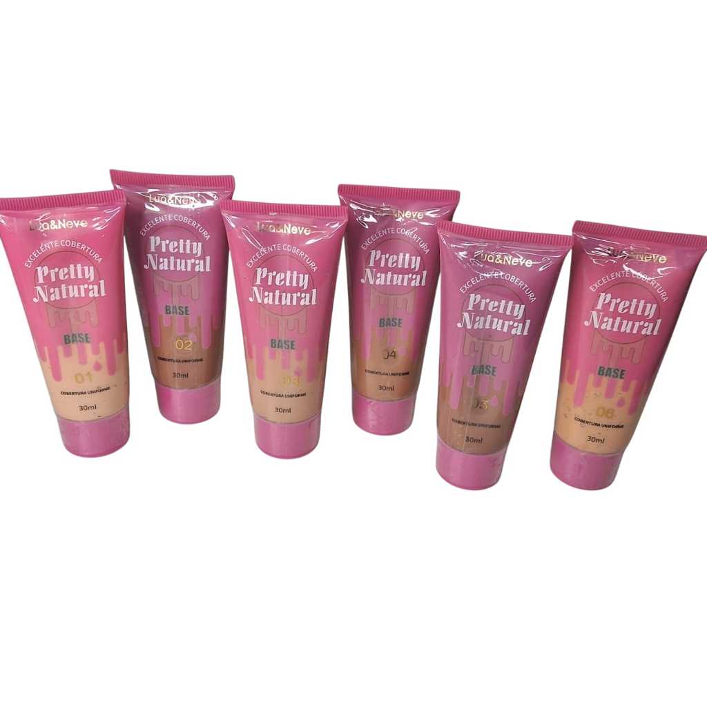 Lua & Neve Pretty Natural Base De Cobertura Uniforme | Shopee Brasil