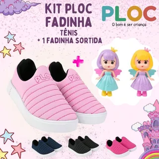 Kit Fadinha Ploc: Tênis Iate Passeio Escola  + 1 FADINHA SORTIDA Ploc Brinquedos em Oferta na Shopee