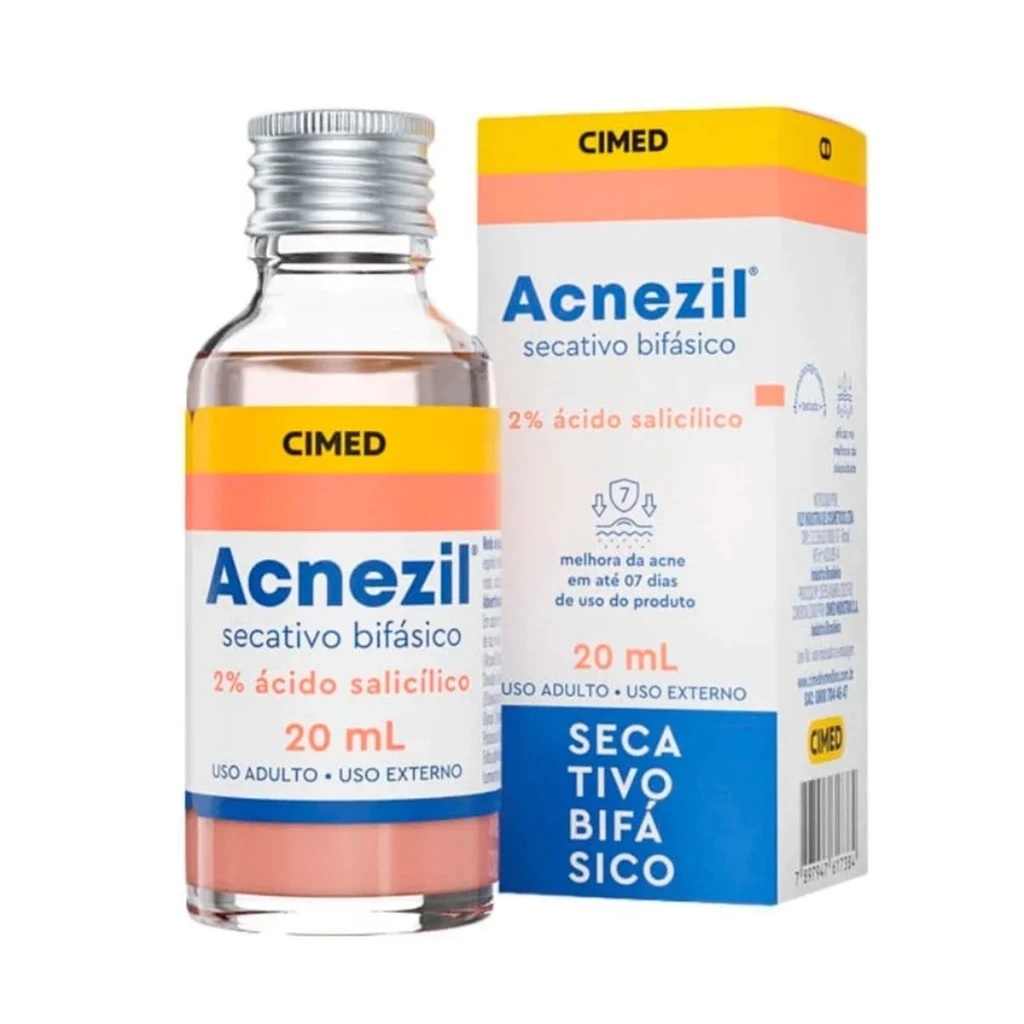 Ácido Salicílico Acnezil Anti Acne Cravos e Espinhas Secativo Bifásico ...