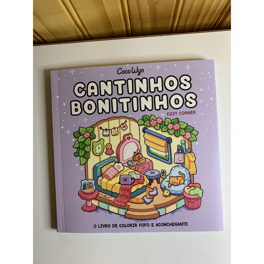 Livro Cantinhos Bonitinhos | Cozy Corner | Livro de Colorir Coco Wyo ...