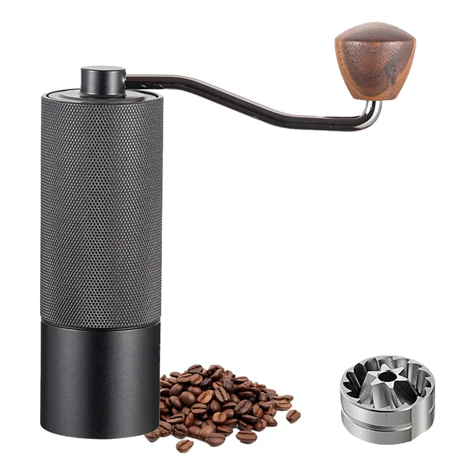 Moedor De Café Manual De Aço Inoxidável Com Manivela Manual