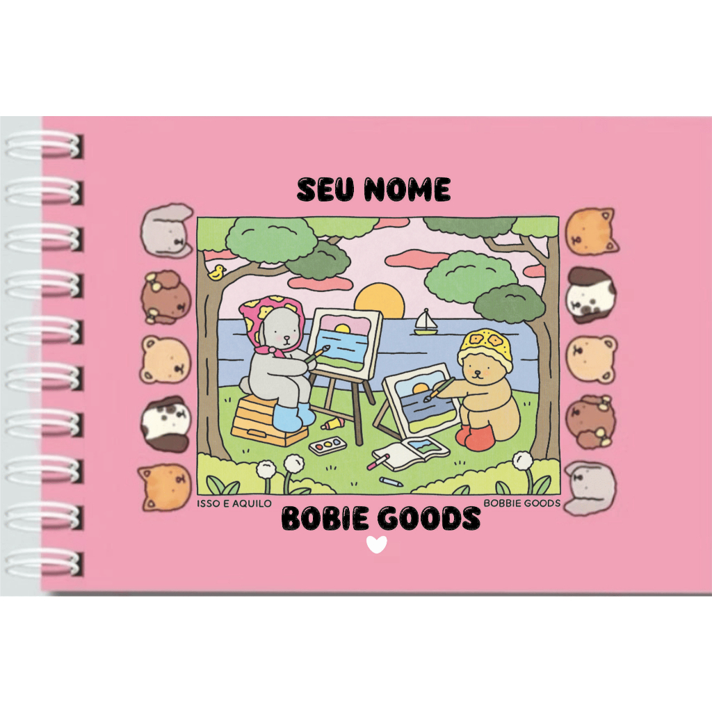 Livro de Colorir Bobbie Goods ISSO E AQUILO 25 Folhas Caderno Desenho ...