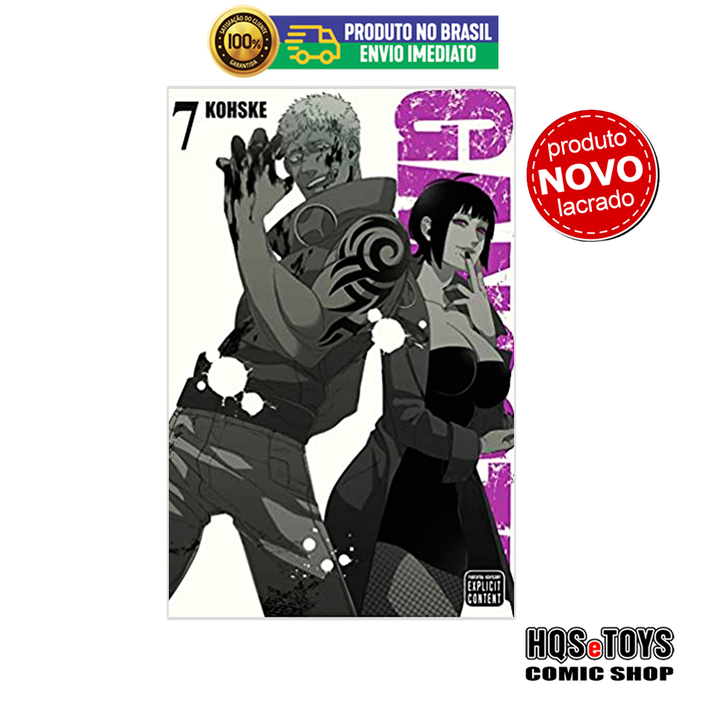 GANGSTA 1 2 3 4 5 6 7 8 volume NOVO LACRADO JBC Mangá hqsetoys