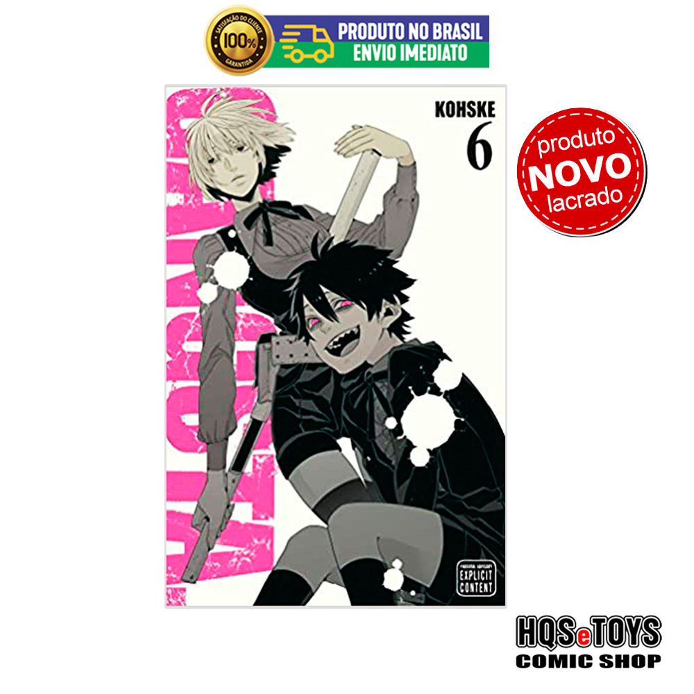 GANGSTA 1 2 3 4 5 6 7 8 volume NOVO LACRADO JBC Mangá hqsetoys
