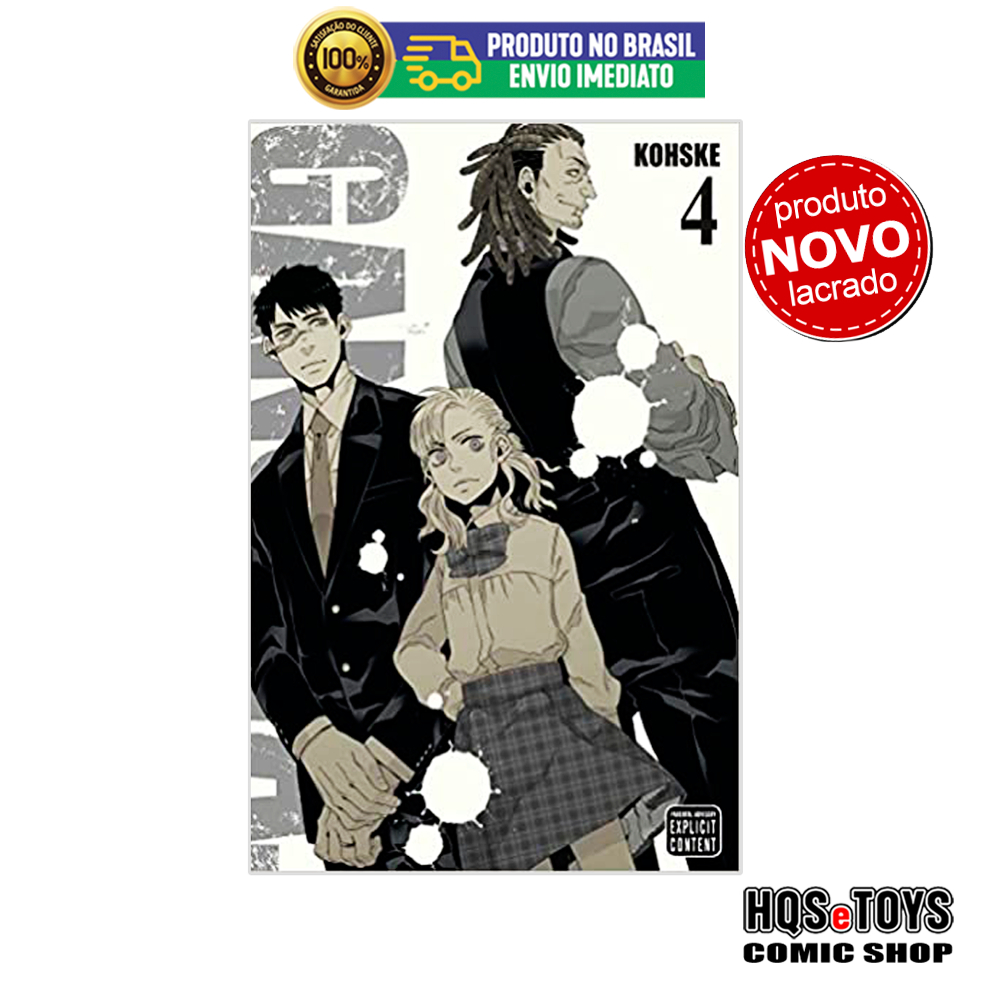 GANGSTA 1 2 3 4 5 6 7 8 volume NOVO LACRADO JBC Mangá hqsetoys