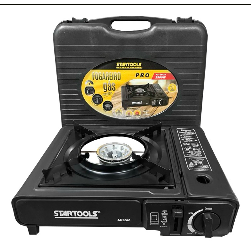 Fogareiro P/ Camping Pesca Fogão A Gás Portátil 1 Boca | Shopee Brasil