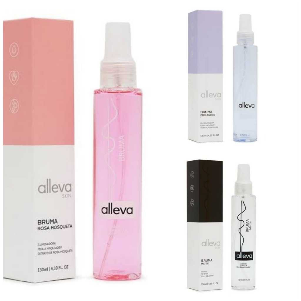 Bruma Facial Alleva Skin Rosa Mosqueta, Matte, Pro-Aging – Hidratação ...