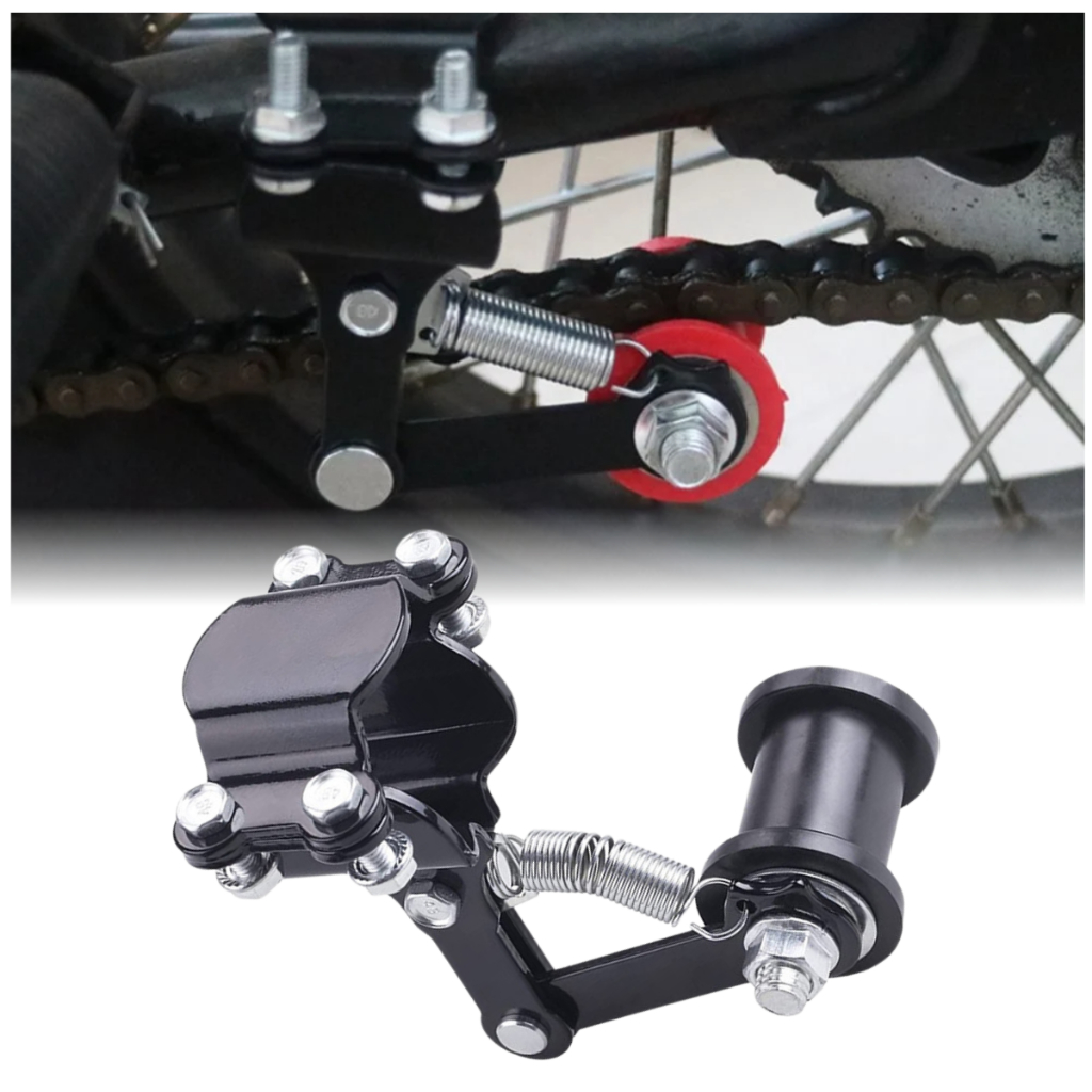 Tensor Ajustador rolo regulador de corrente de moto cross bicicleta off ...