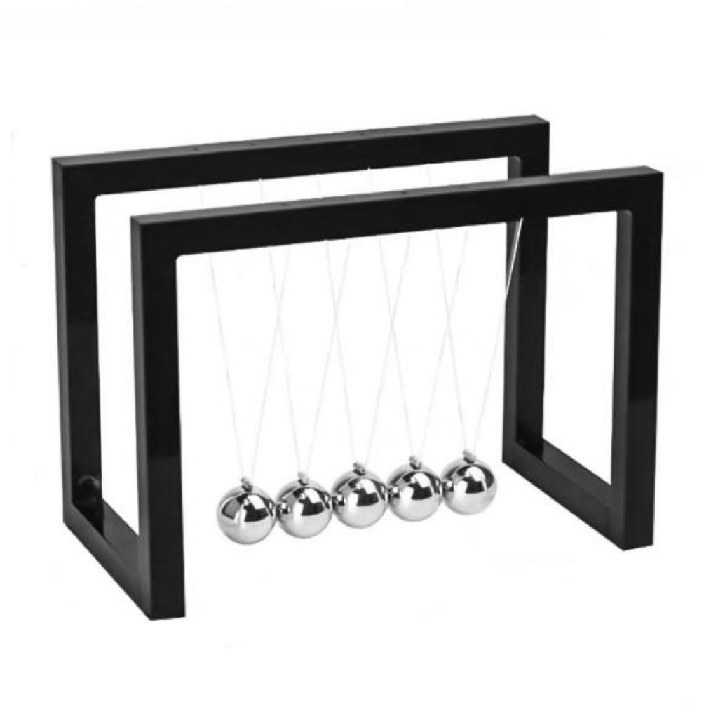 Pêndulo de Newton Enfeite Decoração p/ Sala Escritório