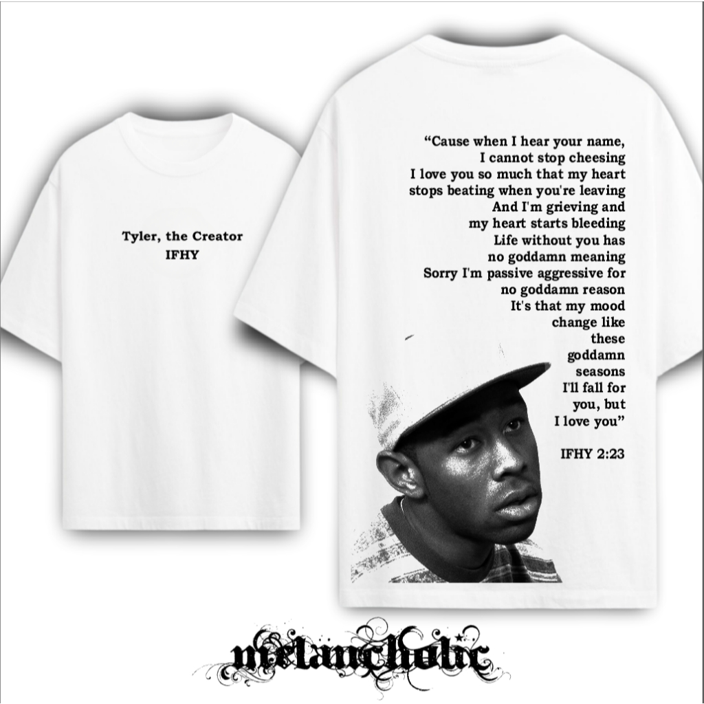 Camiseta Oversized Tyler The Creator Wolf Estampa Exclusiva y2k alt