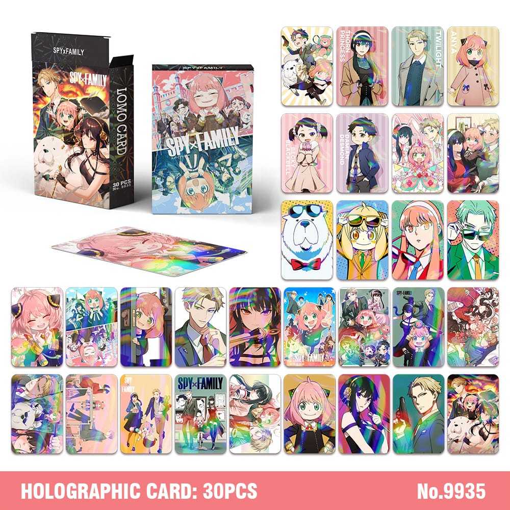 ANIME 30pcs SPY×FAMILY Photocard Pronto Para Ser Cartão LOMO
