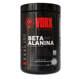 Pré Treino Beta Alanina 500g Aminoácido Beta Alanina Pura Vorx Melhora a Carnosina - Força - Explosão - ganho de Músculo