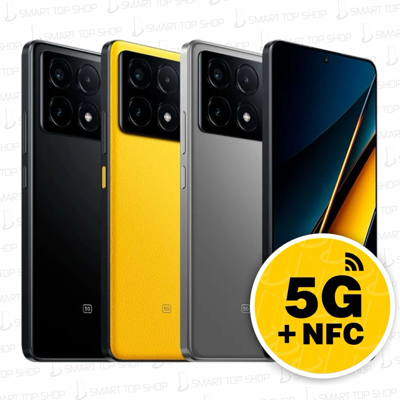 Celular Xiaomi Poco X6 Pro 5G Câmera tripla de 64 MP com OIS