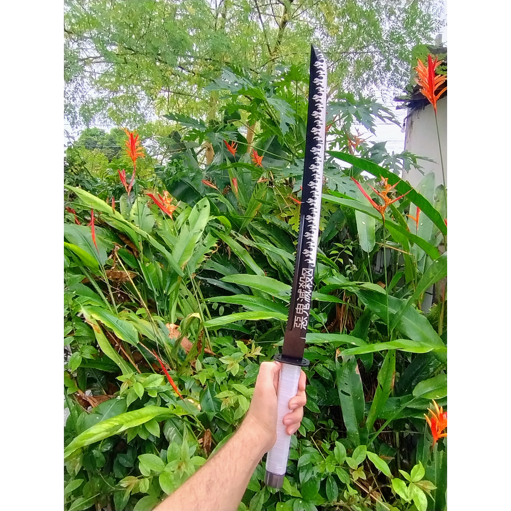 Espada Katana Rengoku Personalizada Cosplay Decorativa sem corte