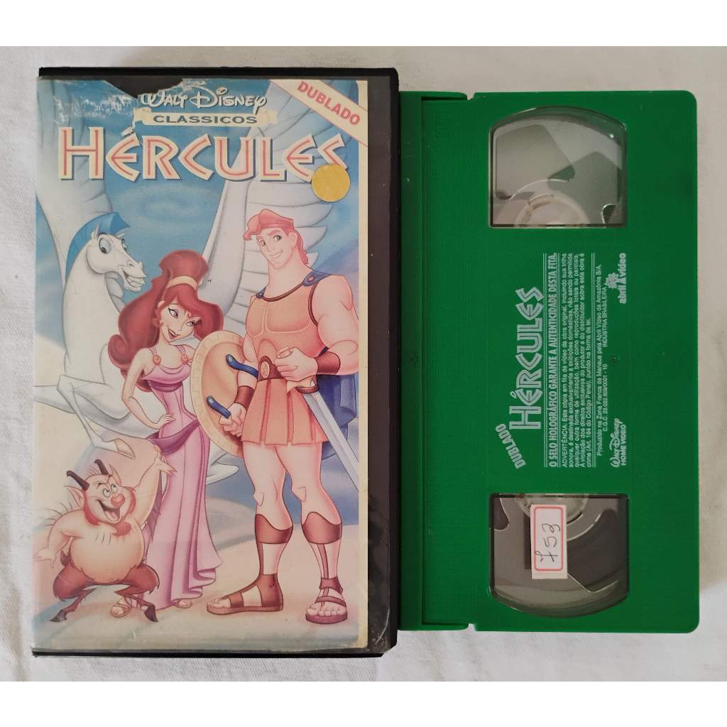 VHS Disney Hércules (dublado)