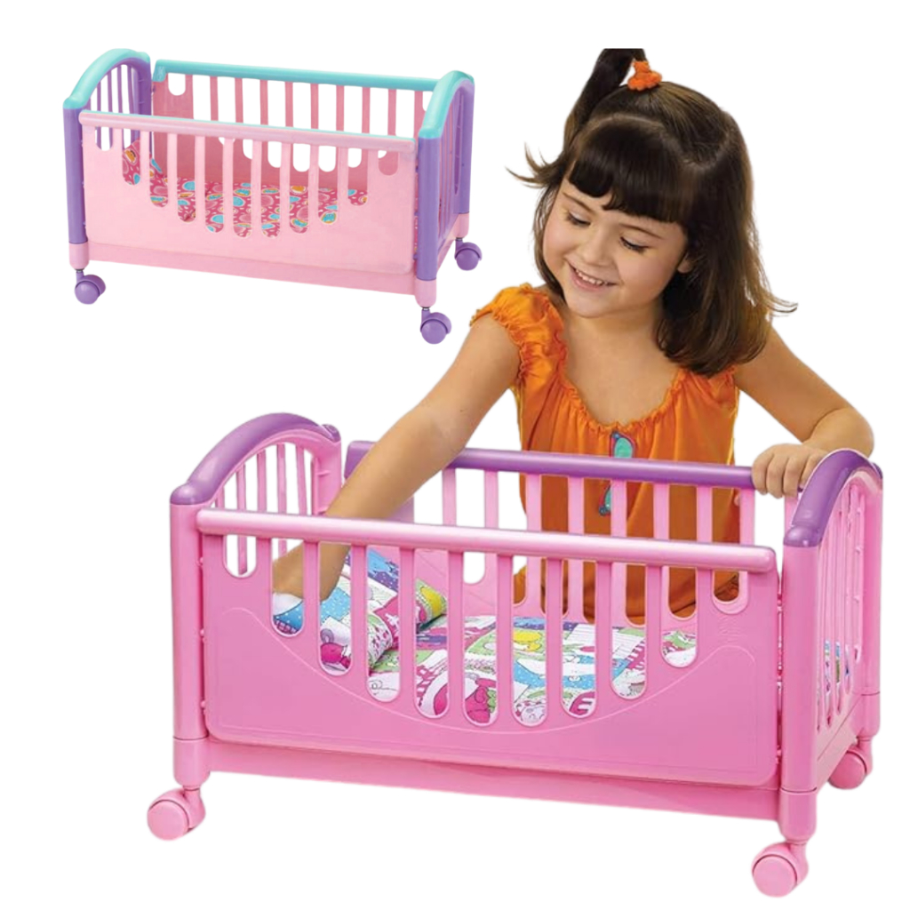 Berço Para Bonecas Bebe Reborn Caminha Para Boneca Meu Soninho ...