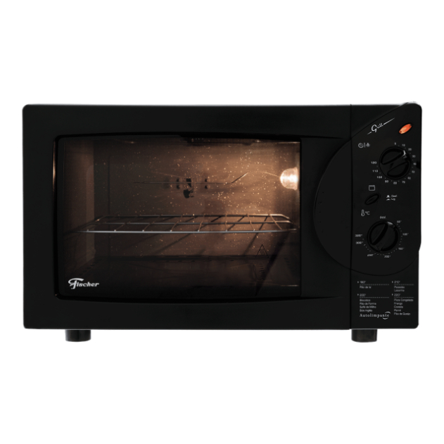 Forno Elétrico de Bancada Fischer Grill Preto Auto Limpante 