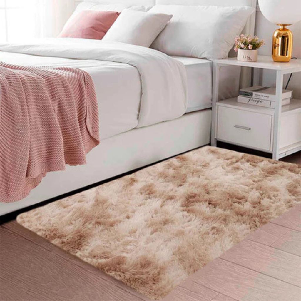 Tapete Fofinho 1,40 X 1,00 Peludo Felpudo Macio Para Quarto Sala ...