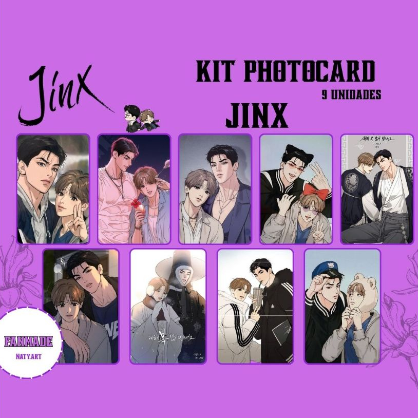 Photocard Jinx manhwa (FANMADE) Yaoi - Bl - Kit | Shopee Brasil