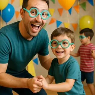 Kit 40 Óculos Neon Infantil E Adulto Redondo Para Festas e Eventos Brilha no Escuro Mirabel Brinde