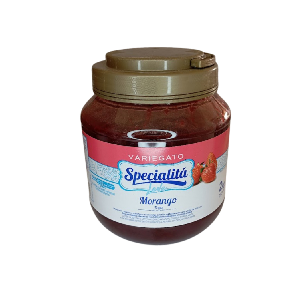 VARIEGATO POLPA SPECIALITÁ MORANGO ZERO 2KG DUAS RODAS | Shopee Brasil