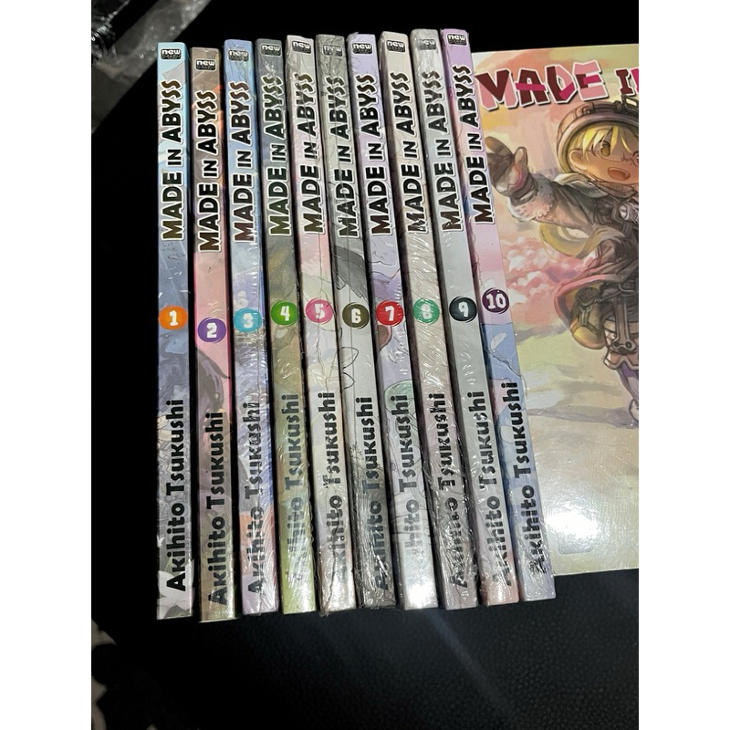 Made in Abyss mangás 1 ao 10 (3 ao 10 lacrados)