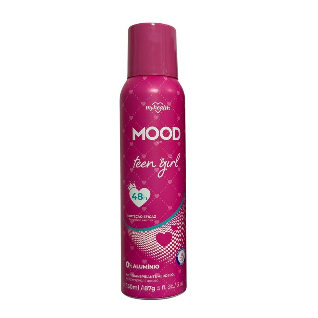 DESODORANTE SPRAY MOOD 0% ALUMÍNIO