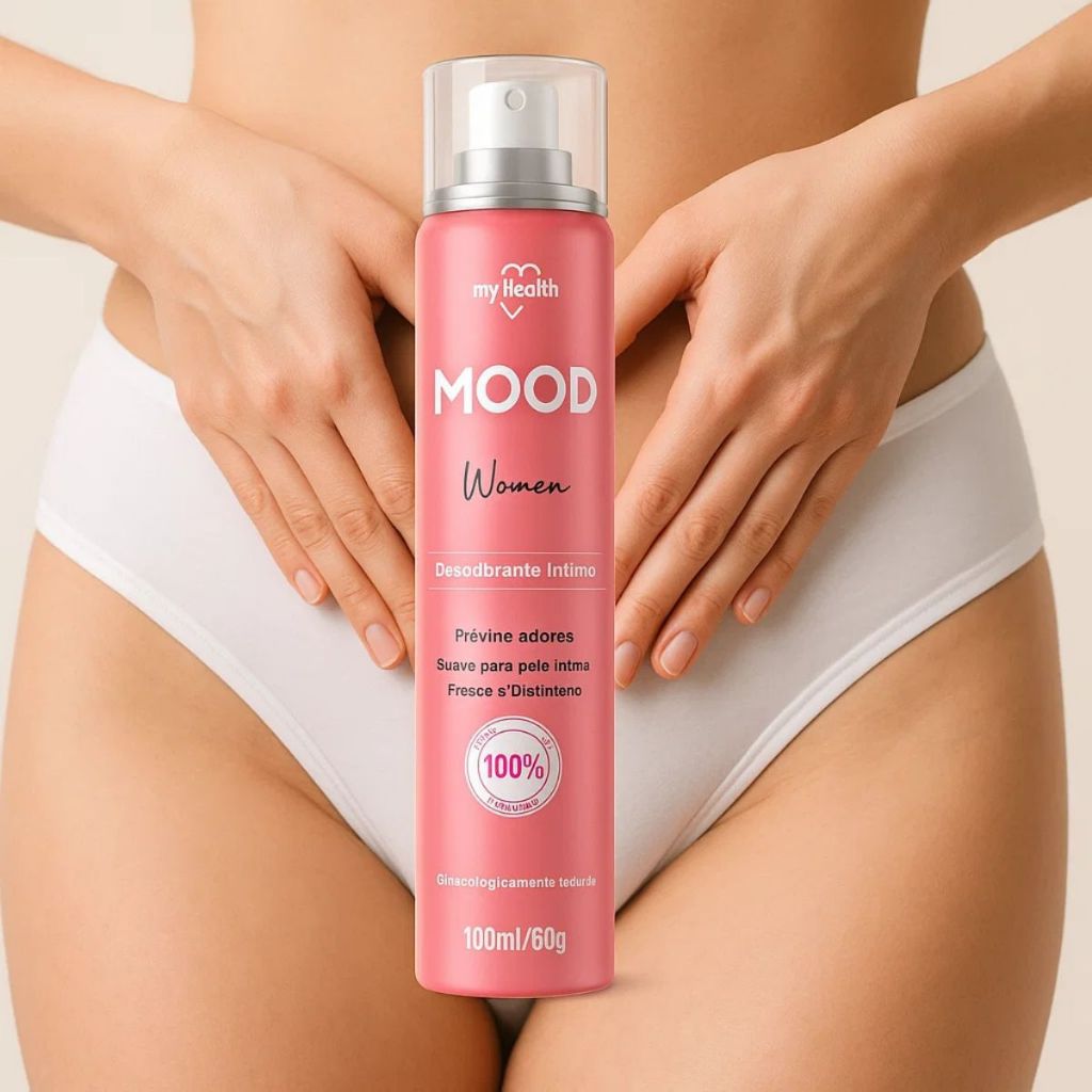 Desodorante Íntimo Feminino Mood 100ml – Previne Odores, Toque