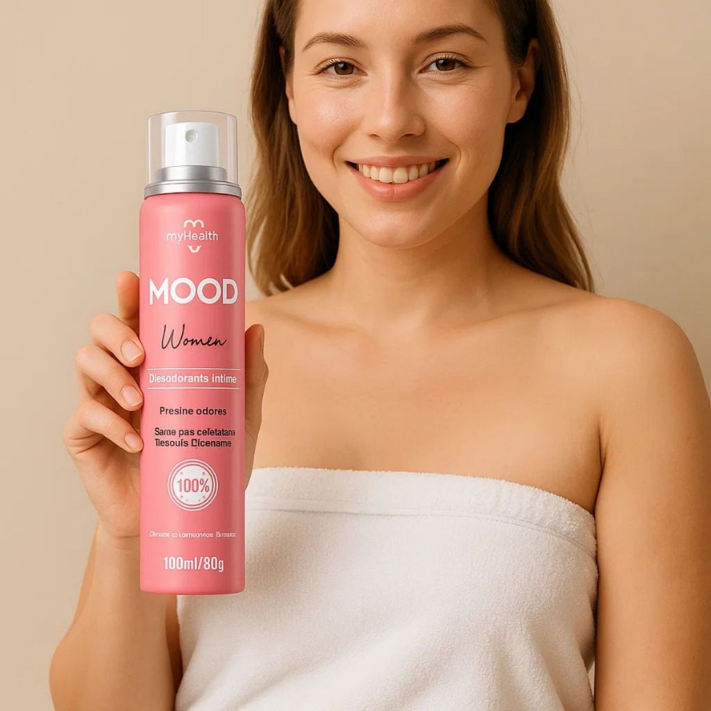 Desodorante Íntimo Feminino Mood 100ml – Previne Odores, Toque