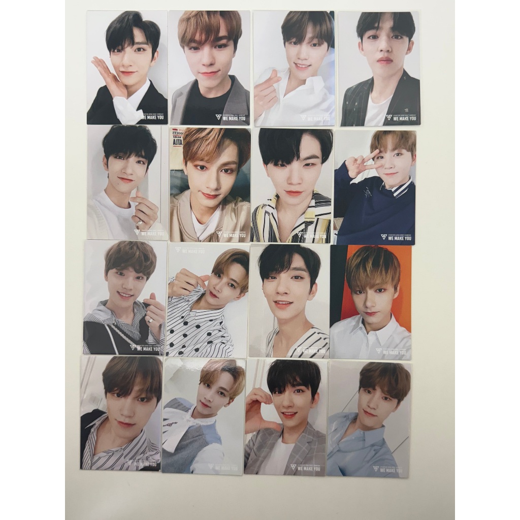seventeen japan debut showcase we make you original photocard