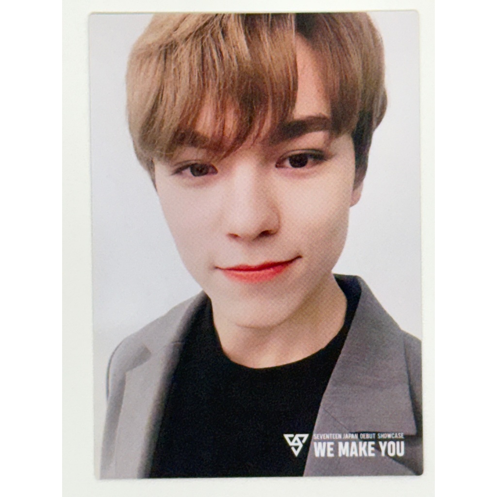 seventeen japan debut showcase we make you original photocard