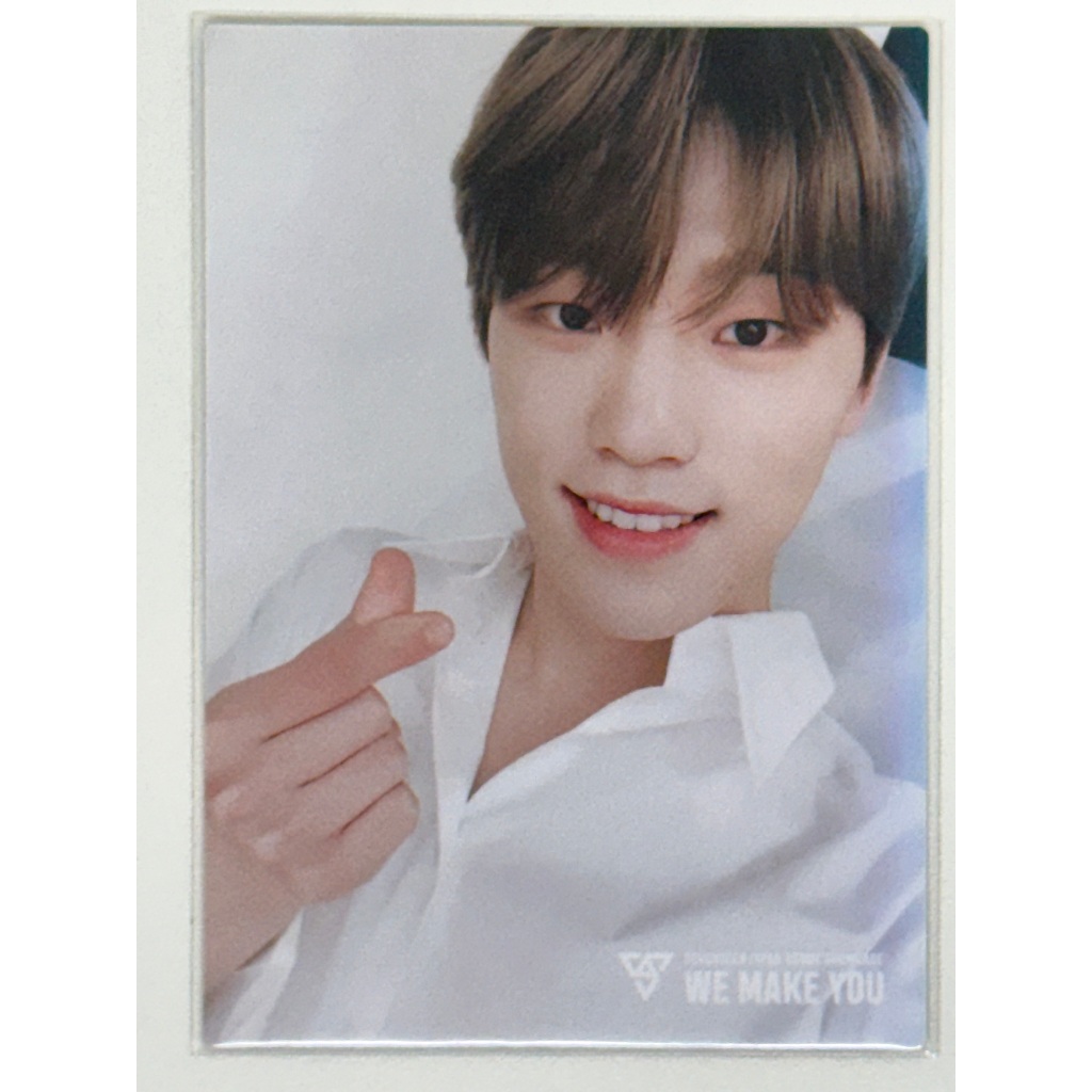 seventeen japan debut showcase we make you original photocard