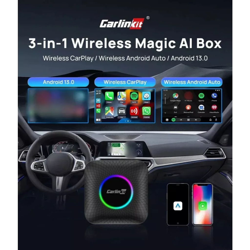 Carlinkit Tbox Ambient 2026 8GB 128GB YouTube Netflix Apple