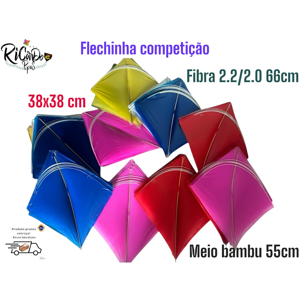 Pipa, Raia, Flechinha, 300 - Flechinhas 38 x 38cm. | Shopee Brasil