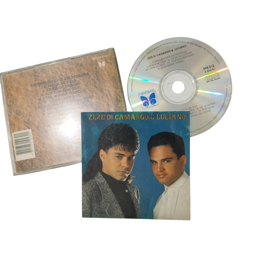 Cd - Zezé di Camargo & Luciano - Coração está em Pedaços