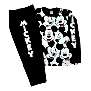 Conjunto infantil menino confortável 100% algodão pijama meia estação inverno em Oferta na Shopee