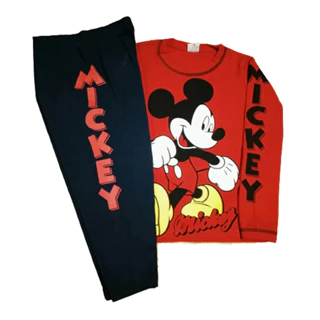 Conjunto infantil inverno meia estação 100% algodão pijama temático em Oferta na Shopee