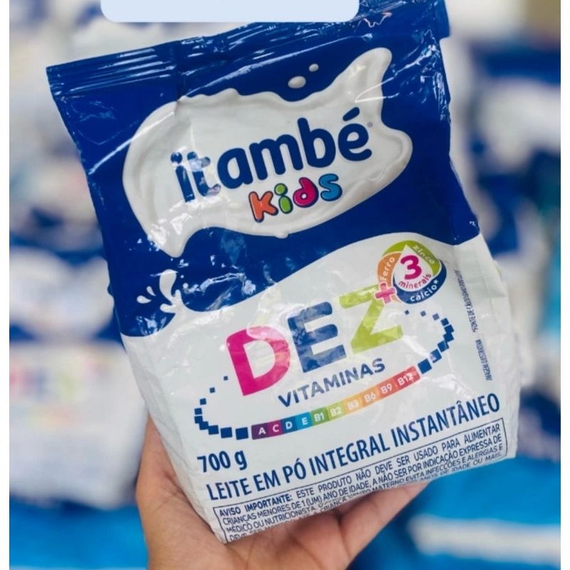 Leite em Pó Integral Itambé Kids 700g | Shopee Brasil