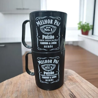 kit 10 canecas MELHOR PAI dia dos pais presentes café e chá lembrancinha