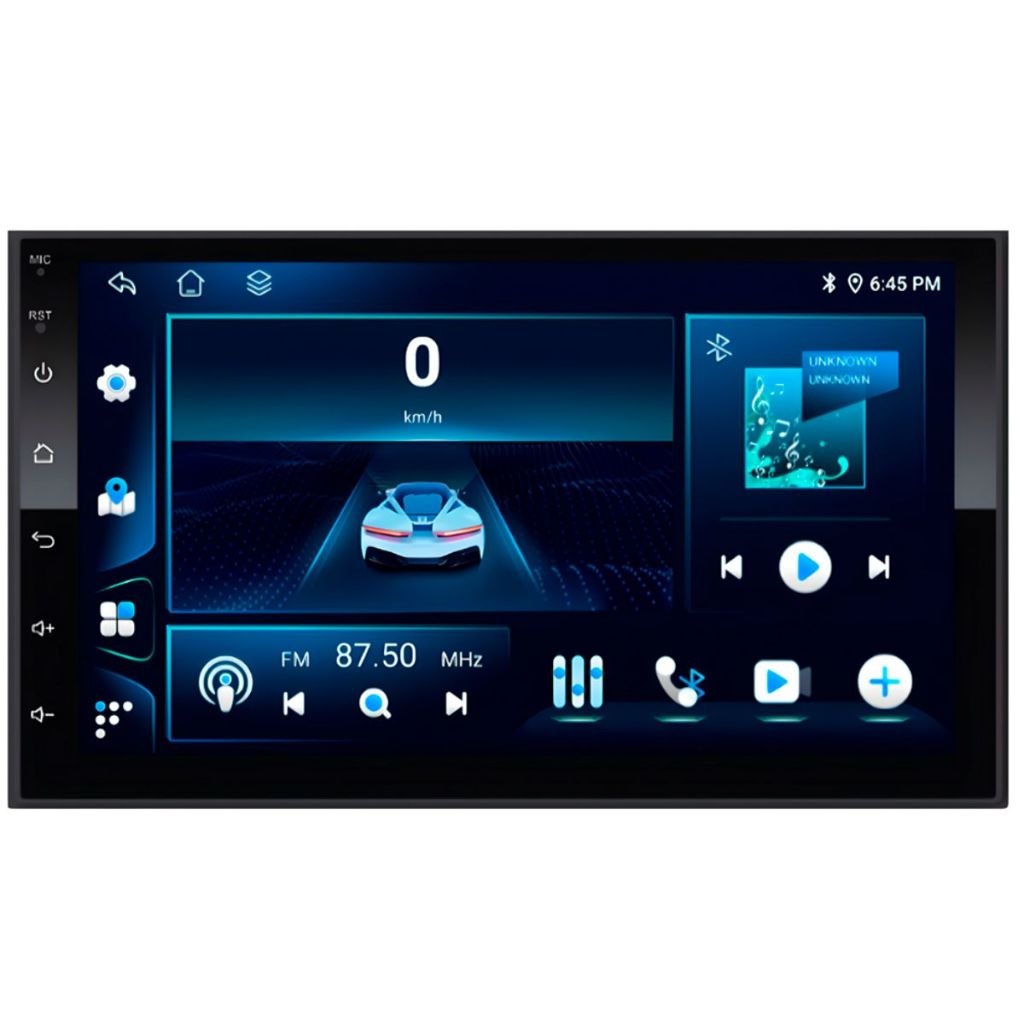 Multimídia 7 Polegadas Octacore 4+64 GB Carplay Android Auto Ht-7864ca