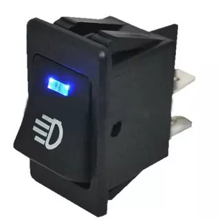Botão Interruptor Farol De Milha Universal Com Led