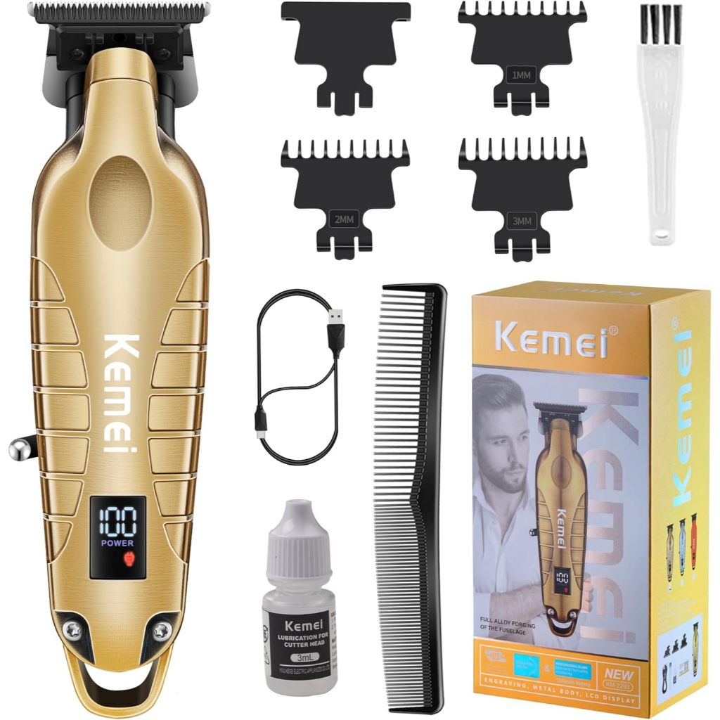 Maquina De Acabamento Profissional Kemei Original KM-2293 Display