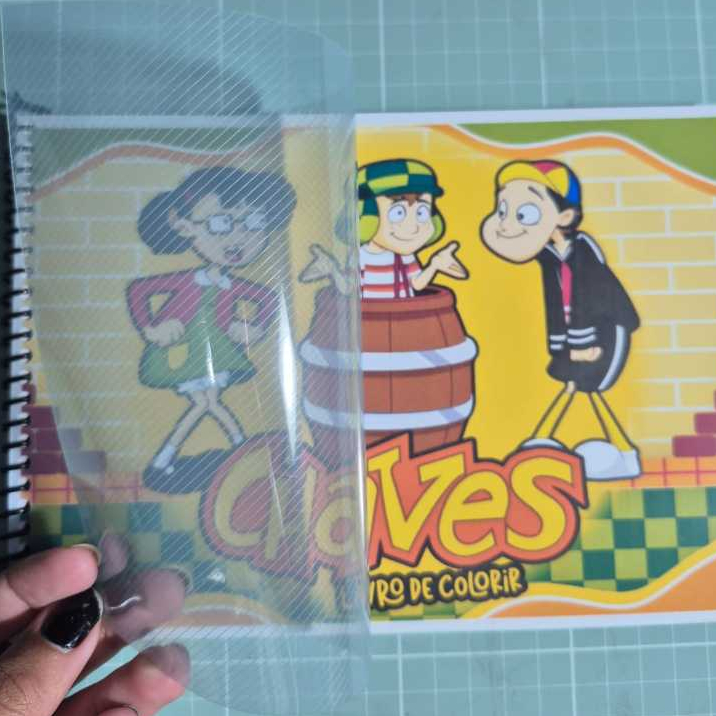Livros de Colorir do Chaves caderno de pintar (Estilo Bobbie Goods ...