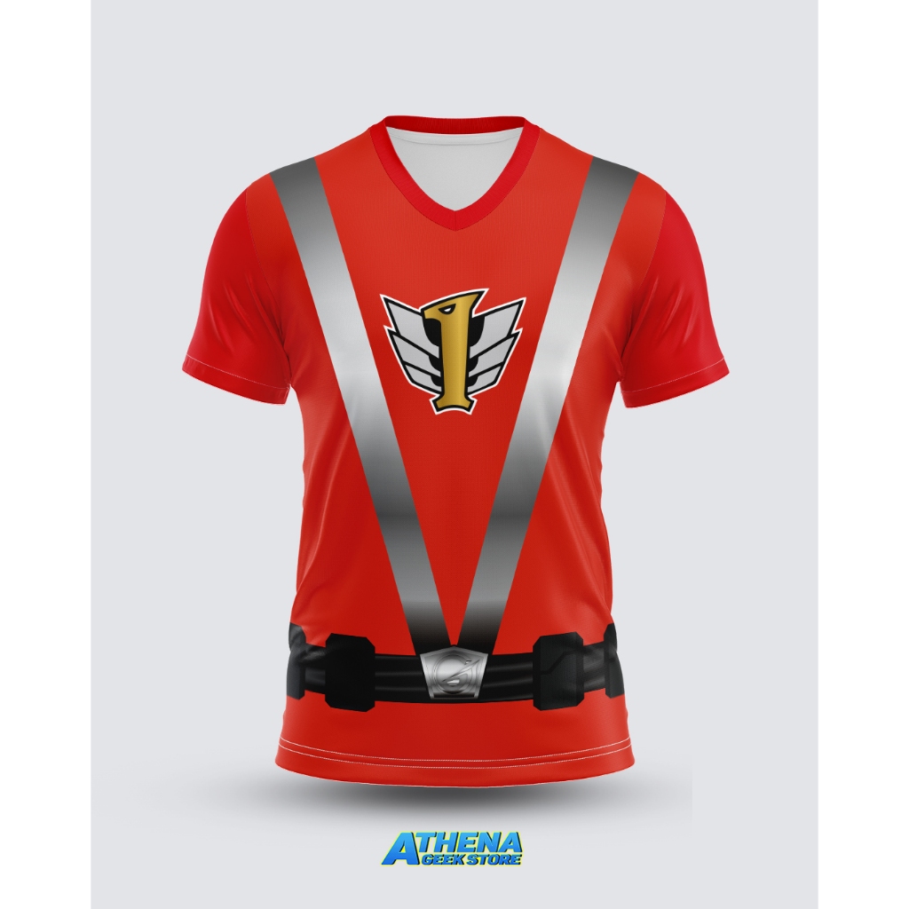 Camisetas Power Rangers RPM/Go-onger Infantil | Shopee Brasil