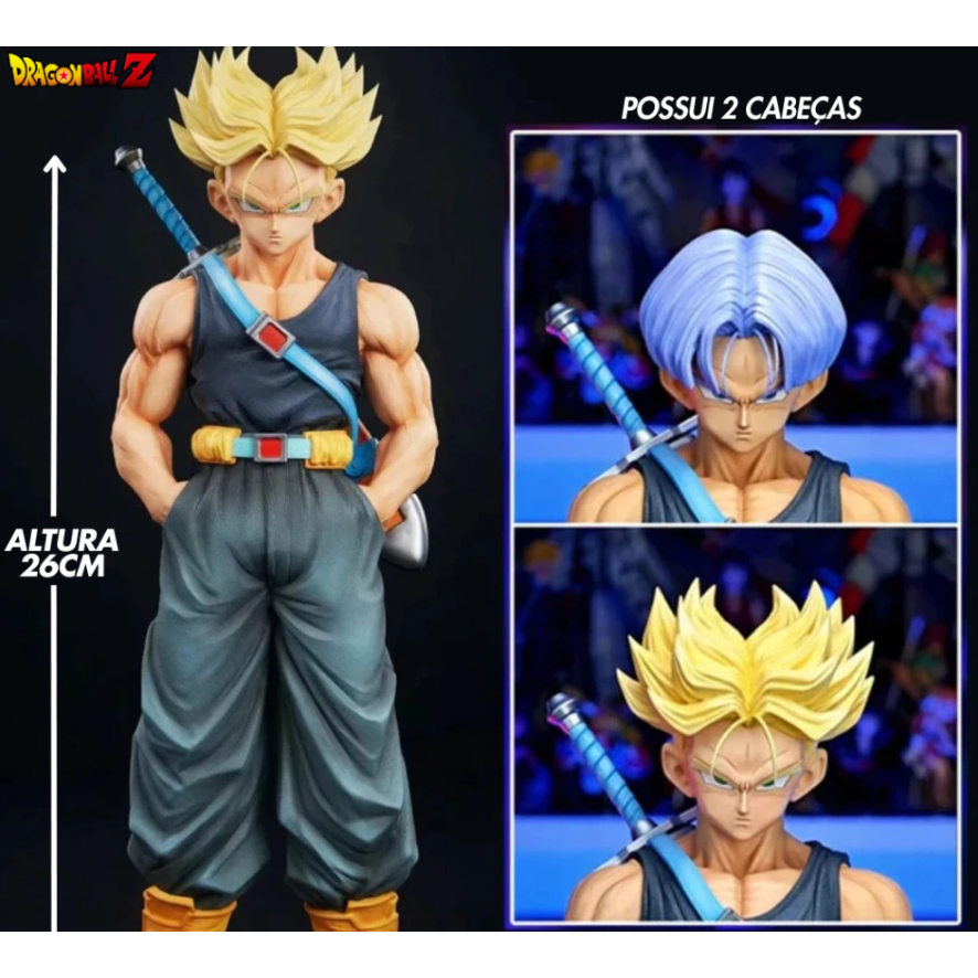Action Figure Trunks Base + Super Saiyajin | Shopee Brasil
