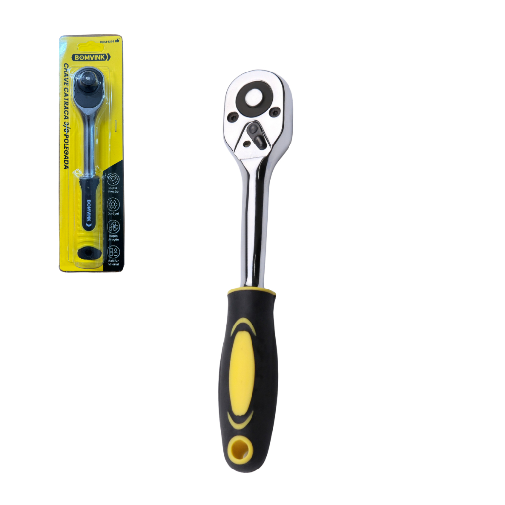 Chave Catraca Reversível 3/8 Polegada Profissional Robusta