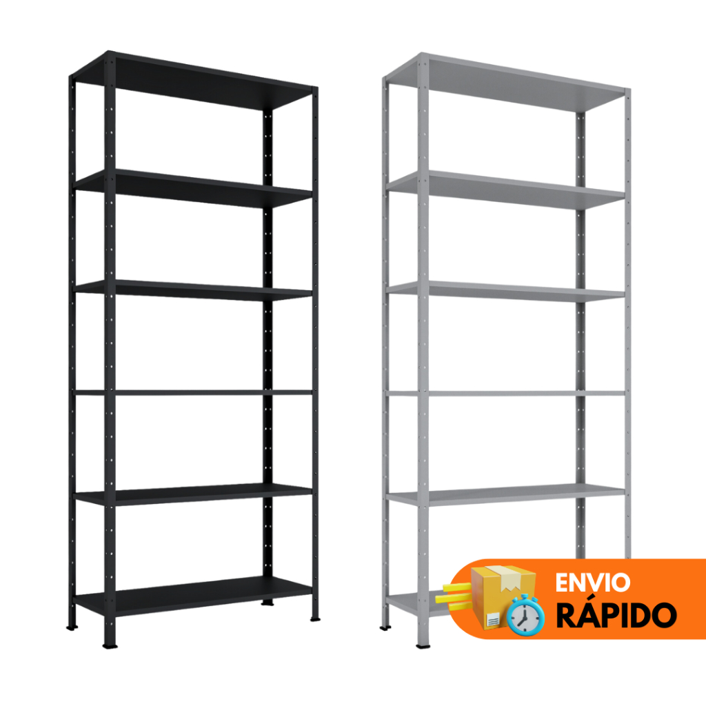 Estante Prateleira Aço Ferro Multiuso 6 Prateleiras 204cm X 