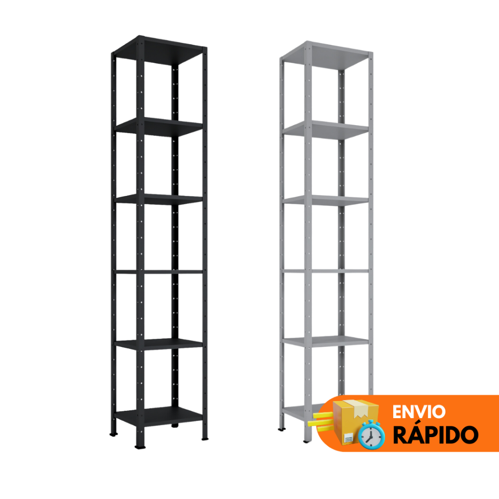 Estante Prateleira Aço Ferro Multiuso 6 Prateleiras 204cm X 