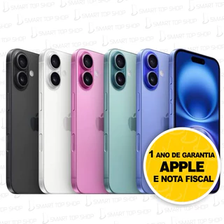 Celular IPhone 16 128Gb - Novo Lacrado com 1 ano de Garantia Apple em Oferta na Shopee